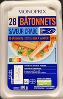 Batonnets saveur crabe