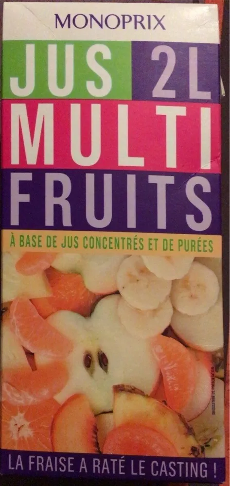 Jus multifruits