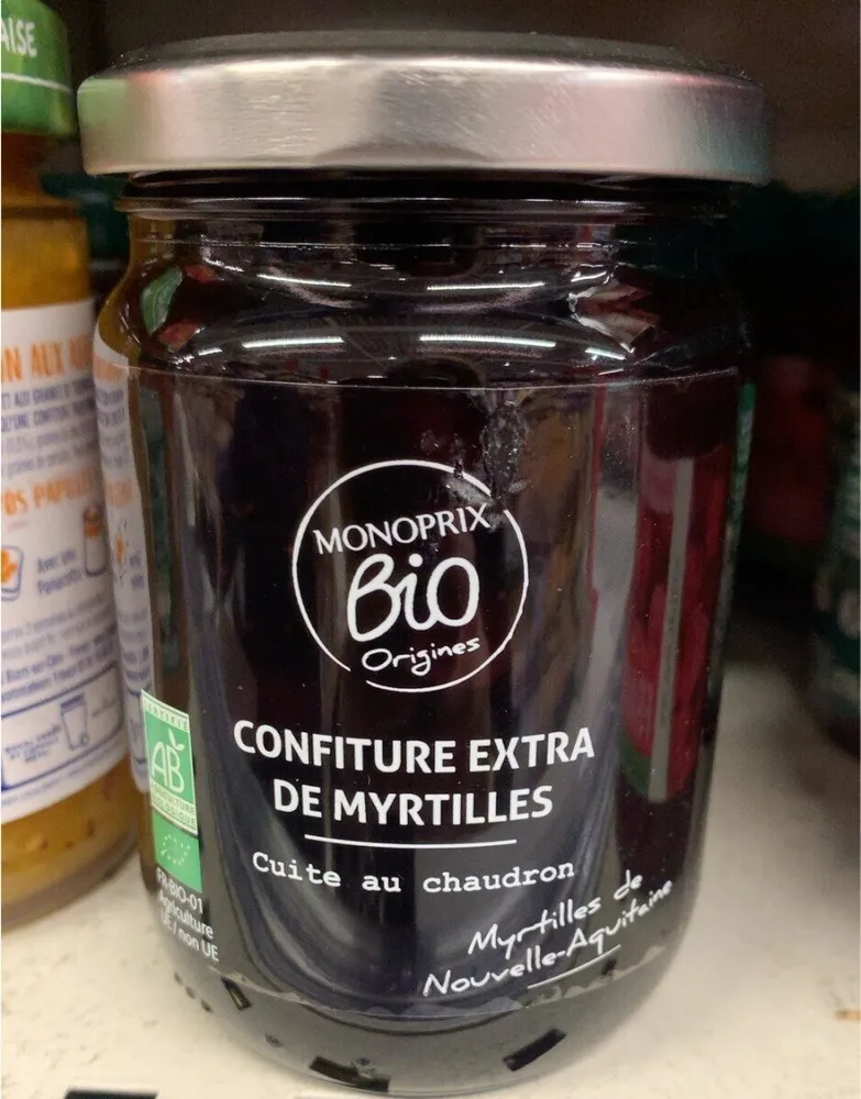 Confiture extra myrtilles