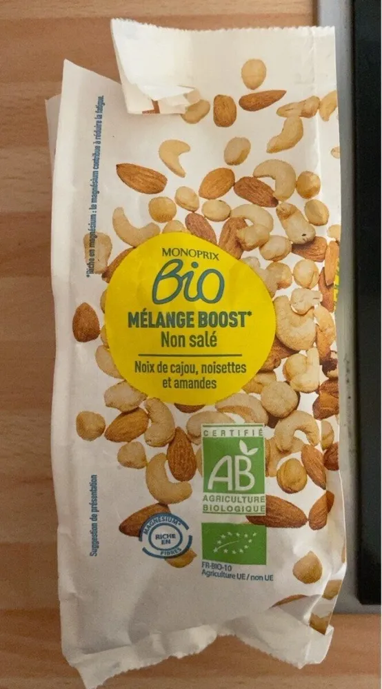 Mélange boost non salé