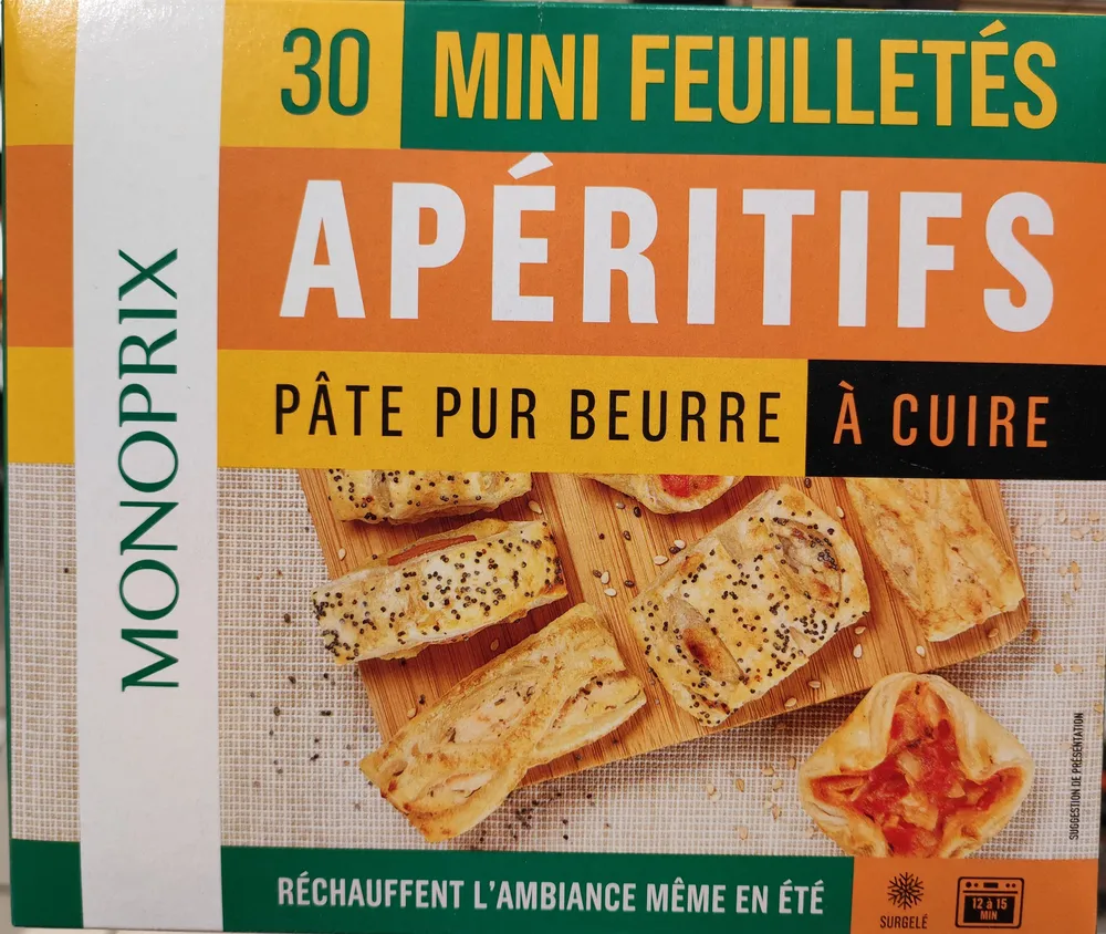 Mini feuilletés apéritifs