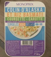 Colin d’alaska et riz basmati