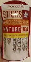Sticks saucissons secs Nature