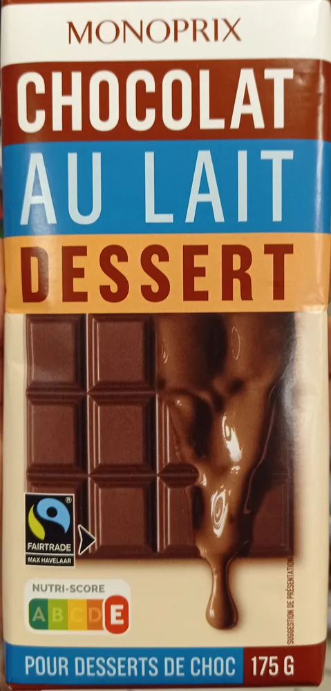 Chocolat au lait Dessert