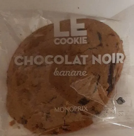 Le Cookie Chocolat Noir Banane