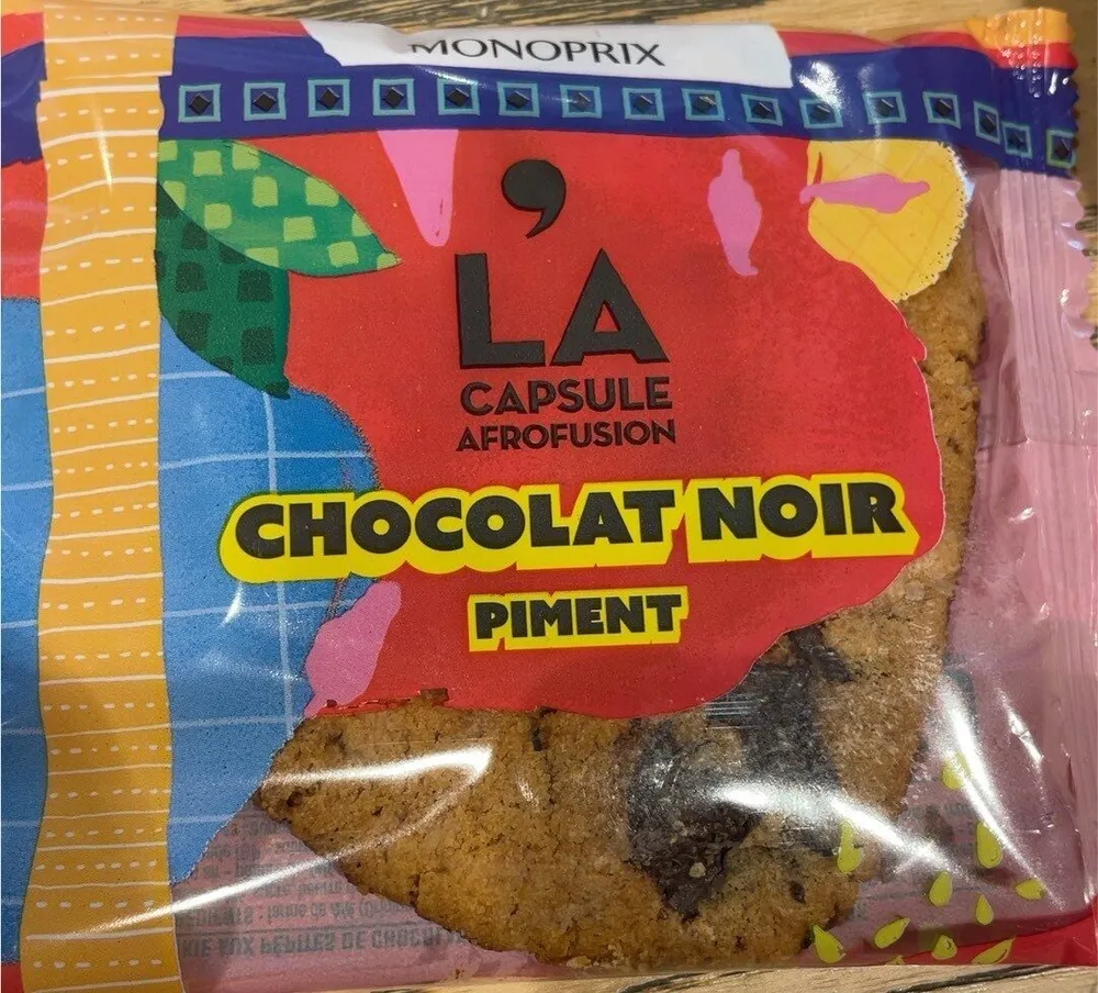 Cookie chocolat piment