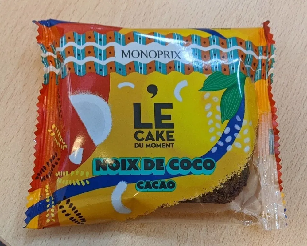Le Cake du Moment - Noix de coco - Cacao