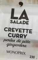 Salade crevette cury