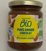 Purée amande chocolat
