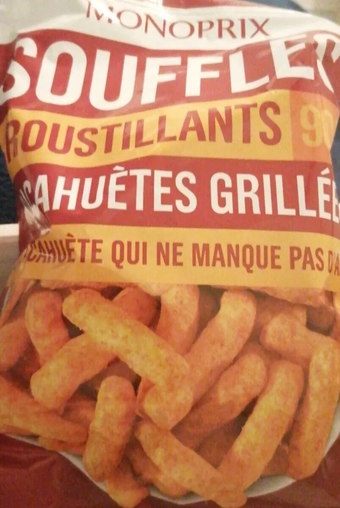 Soufflés croustillants aux cacahuètes