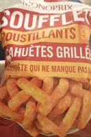 Soufflés croustillants aux cacahuètes