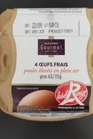 4 oeufs frais plein air