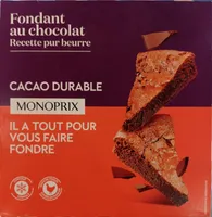 Fondant au chocolat