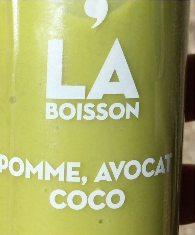 La boisson pomme avicat coco