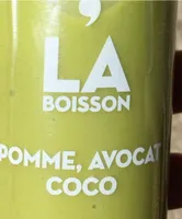 La boisson pomme avicat coco