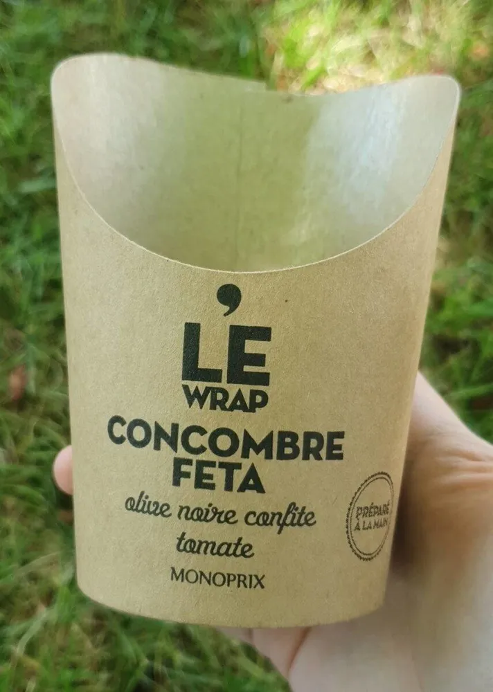 Le wrap concombre feta