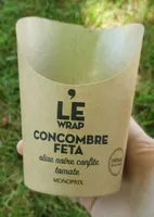 Le wrap concombre feta