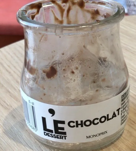 Le dessert Chocolat