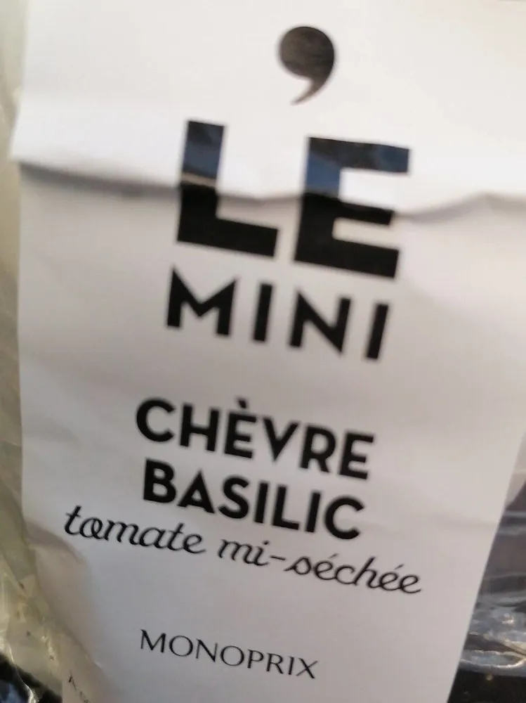 Le mini chèvre basilic