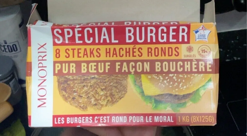 Spécial Burger Pur Boeuf façon Bouchère