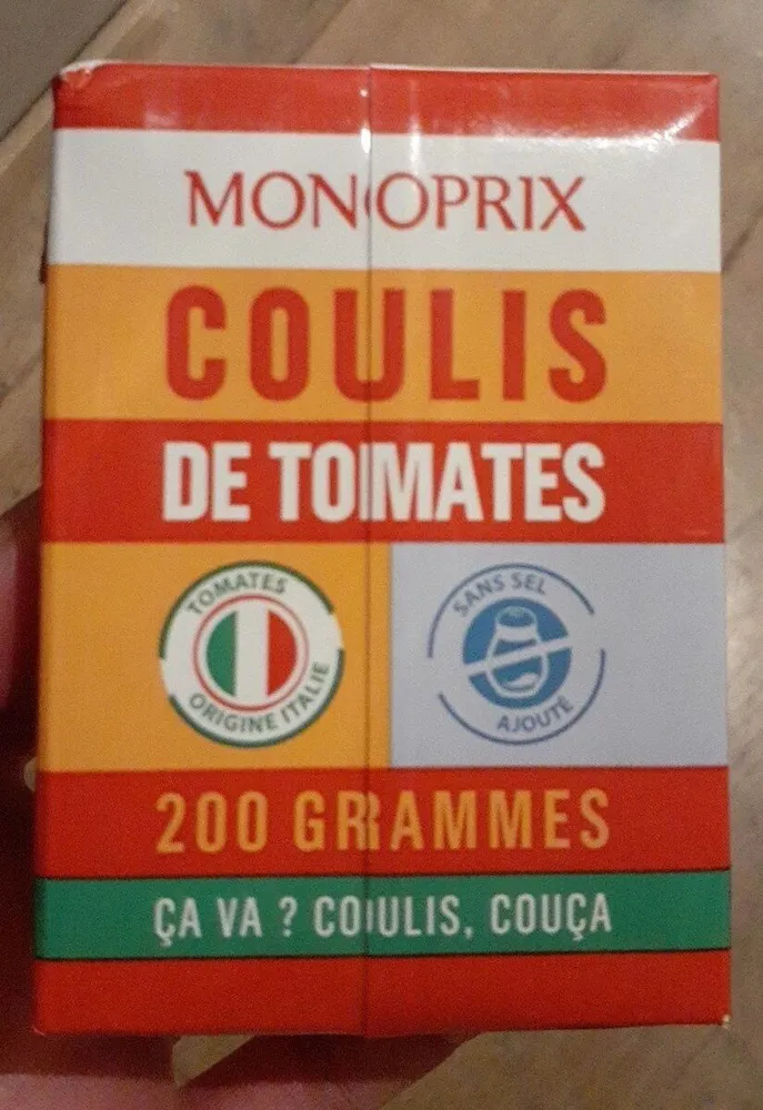 Coulis de tomates