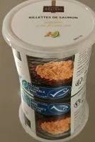 Rillettes de saumon gingembre et jus de citron vert