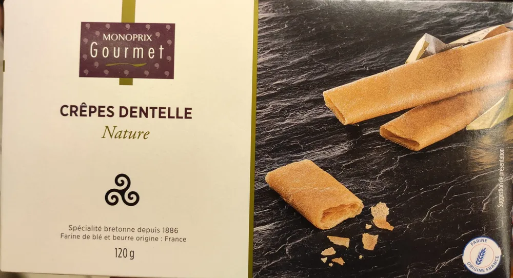 Crêpe dentelle nature