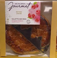 Galette des rois frangipane framboises