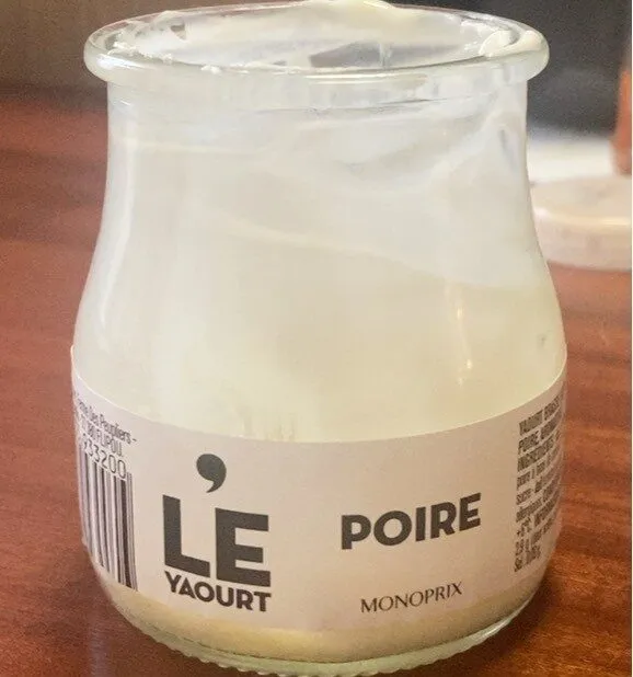 Le Yaourt poire