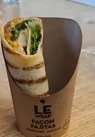 Le wrap façon fajitas poulet rôti poivron