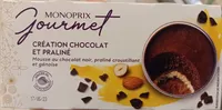 Création chocolat et praliné