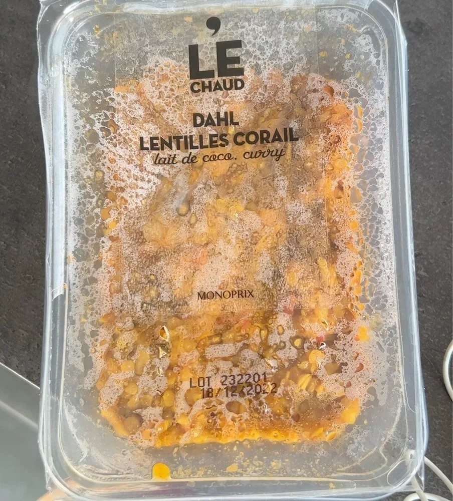 Dahl lentilles corail