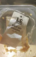Boeuf aux oignons riz thai
