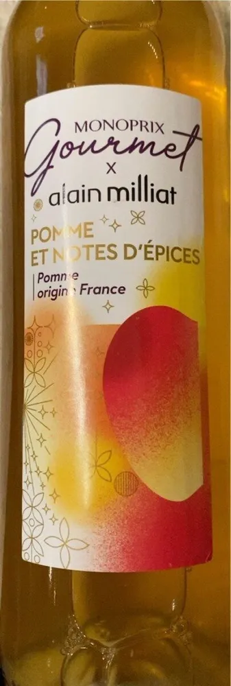 Pomme et notes d’epices