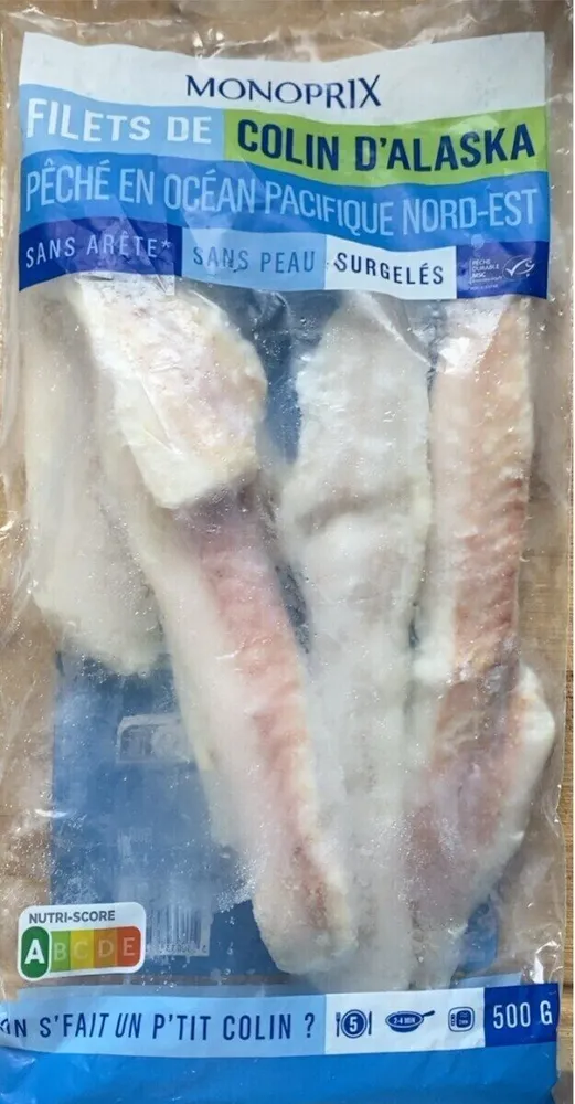 Filets de colin d’alaska