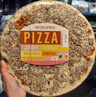 Pizza jambon cuit fromages