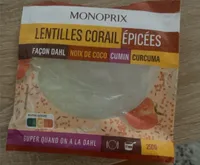 Lentilles corail épicées façon dahl