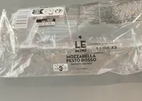 Sandwich mozzarella pesto rosso le mini