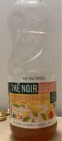 Thé noir infusé saveur pêche