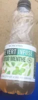 Thé vert infusé saveur menthe