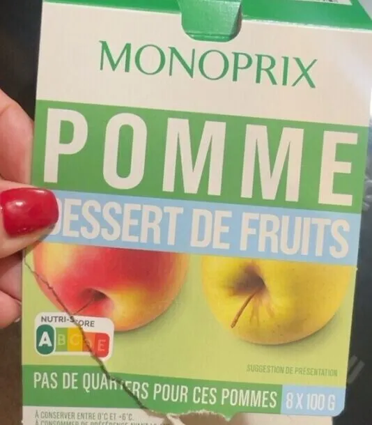 Dessert de fruits Pomme