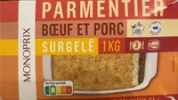 Parmentier boeuf et poulet