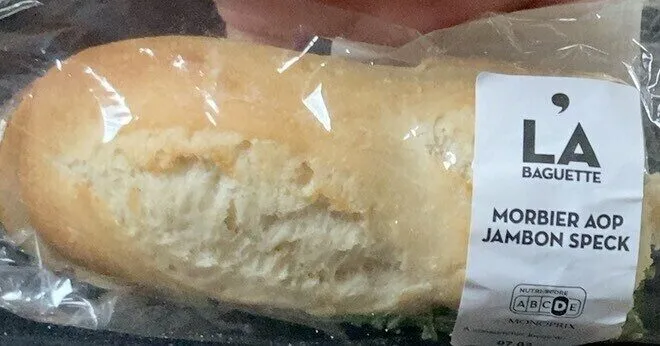 La baguette morbier AOP jambon speck