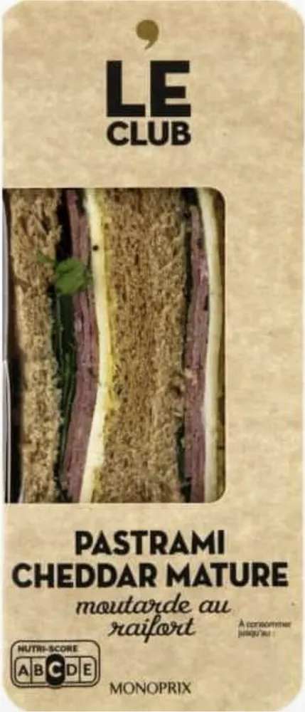Pastrami cheddar mature