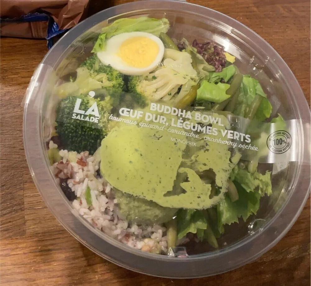 Salade composée  riz légumes verts