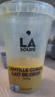 L'A SOUPE Lentilles corail lait de coco curry