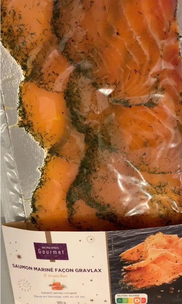 Saumon mariné façon Gravlax