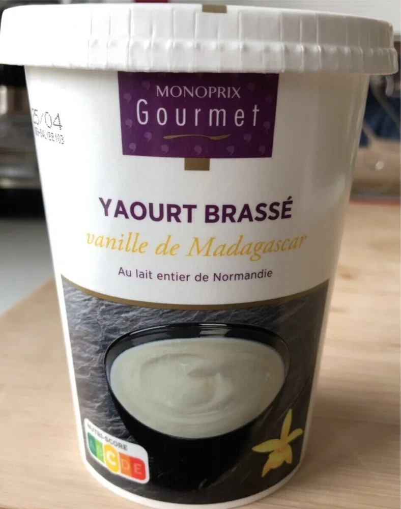 Yaourt Brassé Vanille de Madagascar