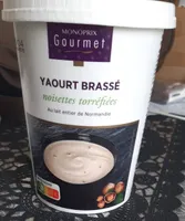 Yaourt brassé noisettes torréfiées