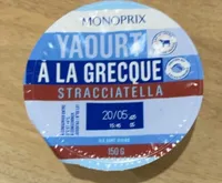 Yaourts à la grecque stracciatella